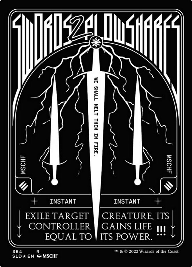 Swords to Plowshares (364) (Foil Etched) [Secret Lair Drop Series] | Devastation Store