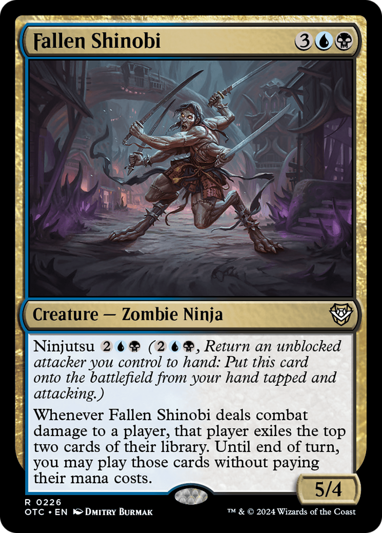 Fallen Shinobi [Outlaws of Thunder Junction Commander] | Devastation Store