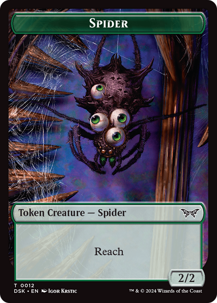 Spider Token [Duskmourn: House of Horror Tokens] | Devastation Store