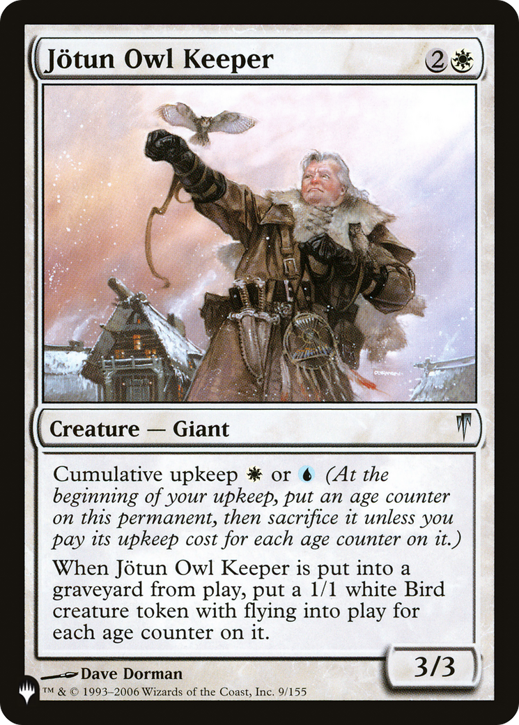 Jotun Owl Keeper [The List Reprints] | Devastation Store