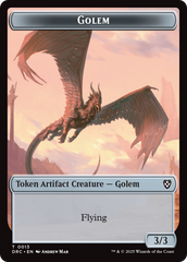 Golem (0013) // Nalaar Aetherjet Double-Sided Token [Aetherdrift Tokens] | Devastation Store