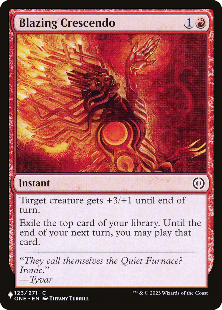 Blazing Crescendo [The List Reprints] | Devastation Store