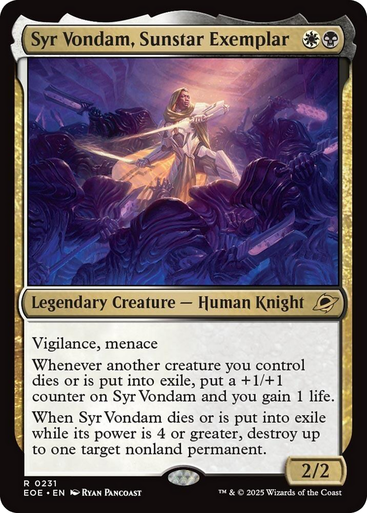 Syr Vondam, Sunstar Exemplar [Edge of Eternities] | Devastation Store
