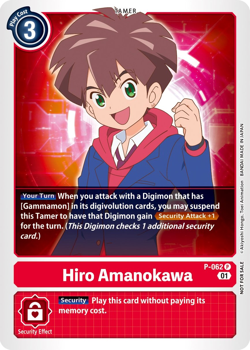 Hiro Amanokawa [P-062] (Official Tournament Pack Vol.5) [Promotional Cards] | Devastation Store