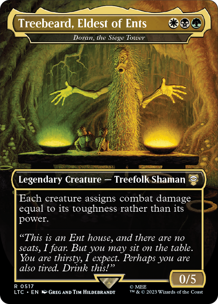 Treebeard, Eldest of Ents - Doran, the Siege Tower (Borderless) [The Lord of the Rings: Tales of Middle-Earth Commander] | Devastation Store