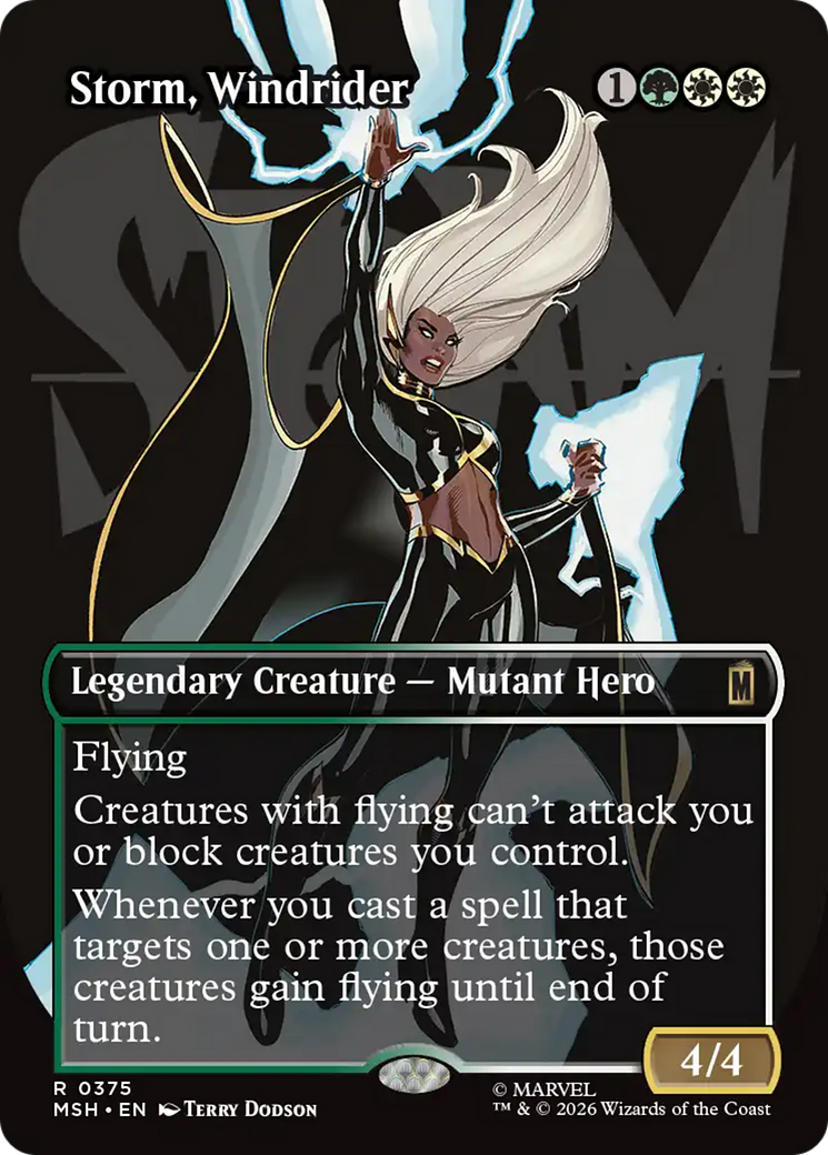 Storm, Windrider (Borderless) [Marvel Super Heroes] | Devastation Store