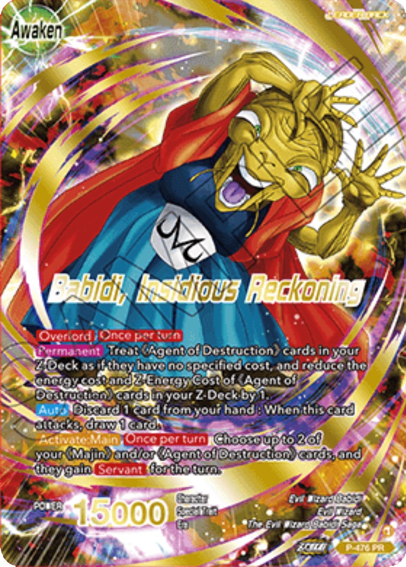 Babidi // Babidi, Insidious Reckoning (Gold-Stamped) (P-476) [Tournament Promotion Cards] | Devastation Store