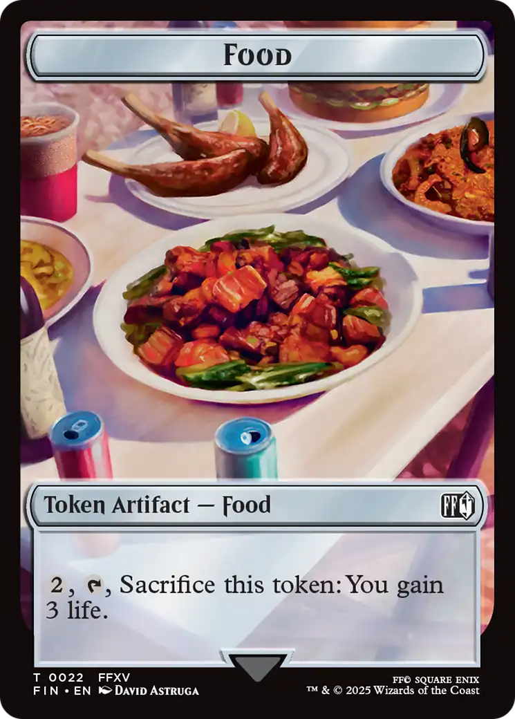 Hero (0004) // Food Double-Sided Token [FINAL FANTASY Tokens] | Devastation Store