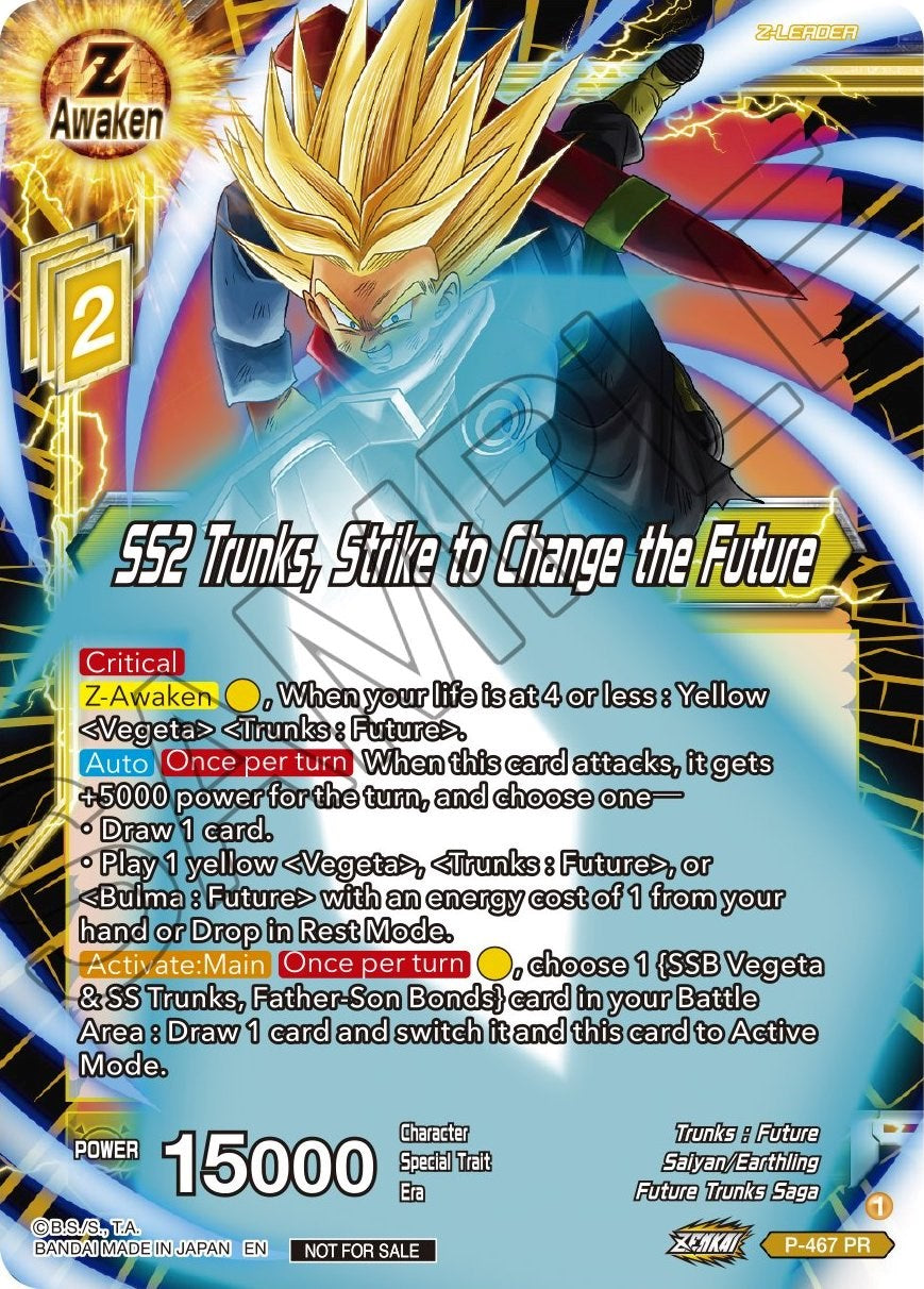 SS2 Trunks, Strike to Change the Future (Z03 Dash Pack) (P-467) [Promotion Cards] | Devastation Store