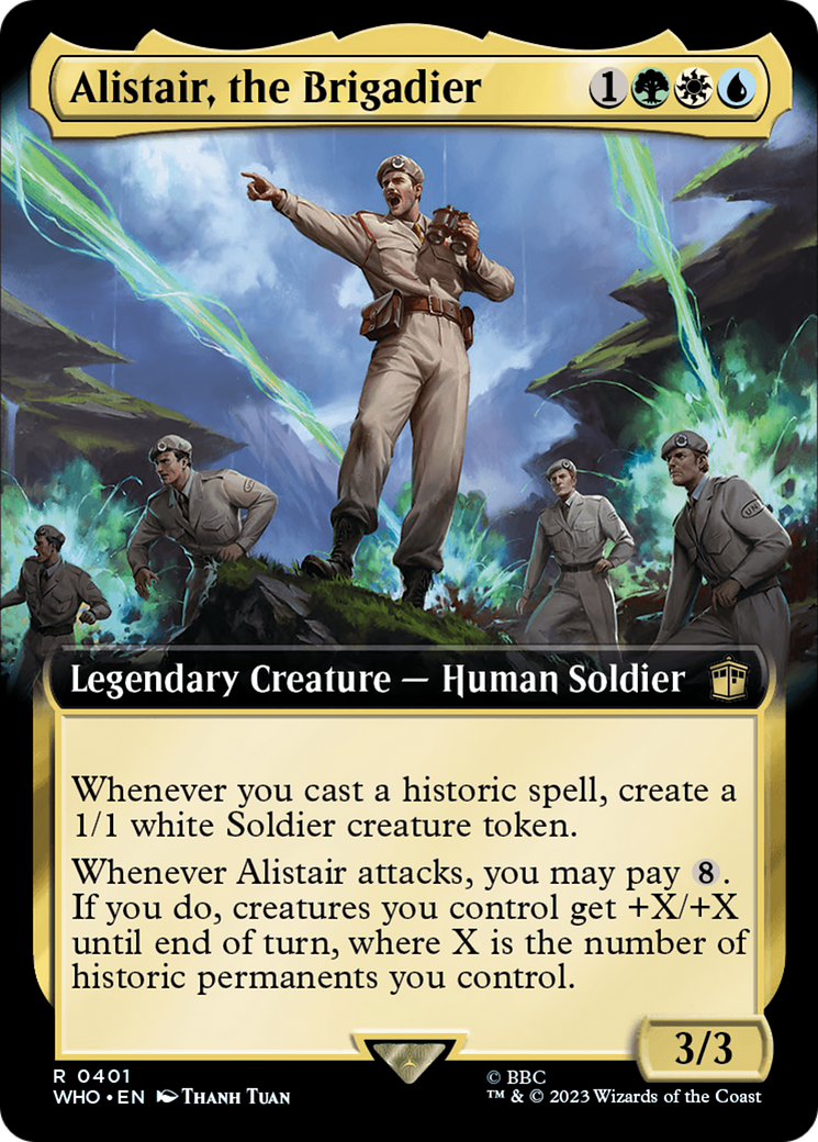 Alistair, the Brigadier (Extended Art) [Doctor Who] | Devastation Store