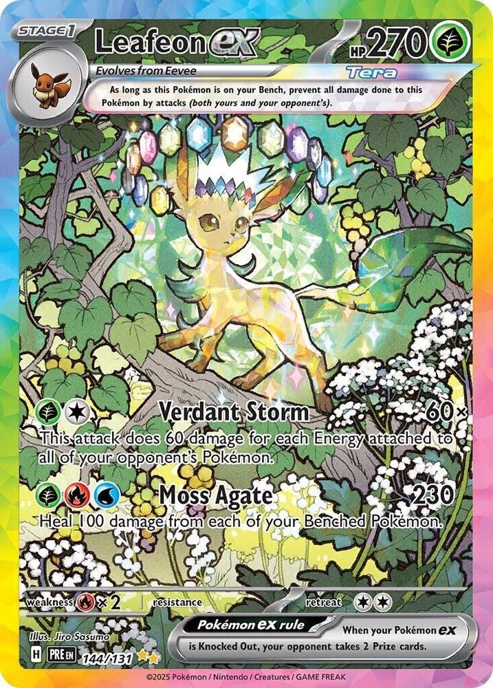 Leafeon ex (144/131) [Scarlet & Violet: Prismatic Evolutions] | Devastation Store