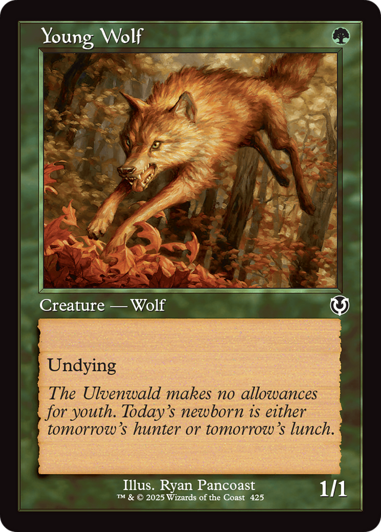 Young Wolf (Retro Frame) [Innistrad Remastered] | Devastation Store