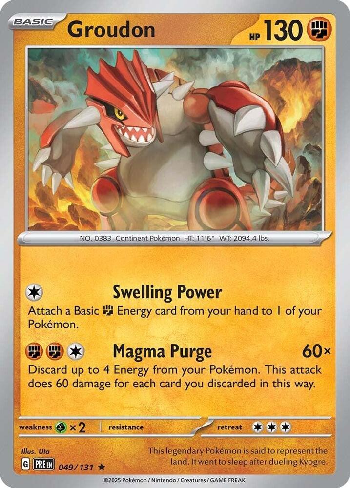 Groudon (049/131) [Scarlet & Violet: Prismatic Evolutions] | Devastation Store