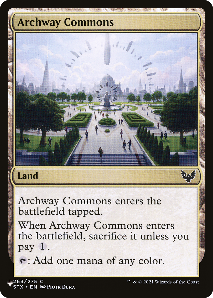 Archway Commons [The List Reprints] | Devastation Store