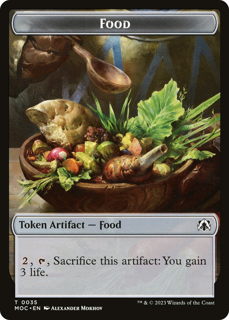 Food Token [March of the Machine Commander Tokens] | Devastation Store