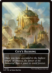 Food // City's Blessing Double-Sided Token [Secrets of Strixhaven Commander Tokens] | Devastation Store