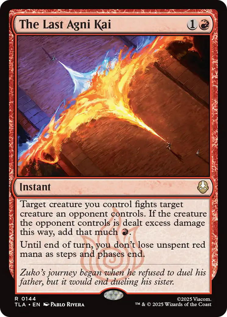 The Last Agni Kai [Avatar: The Last Airbender] | Devastation Store