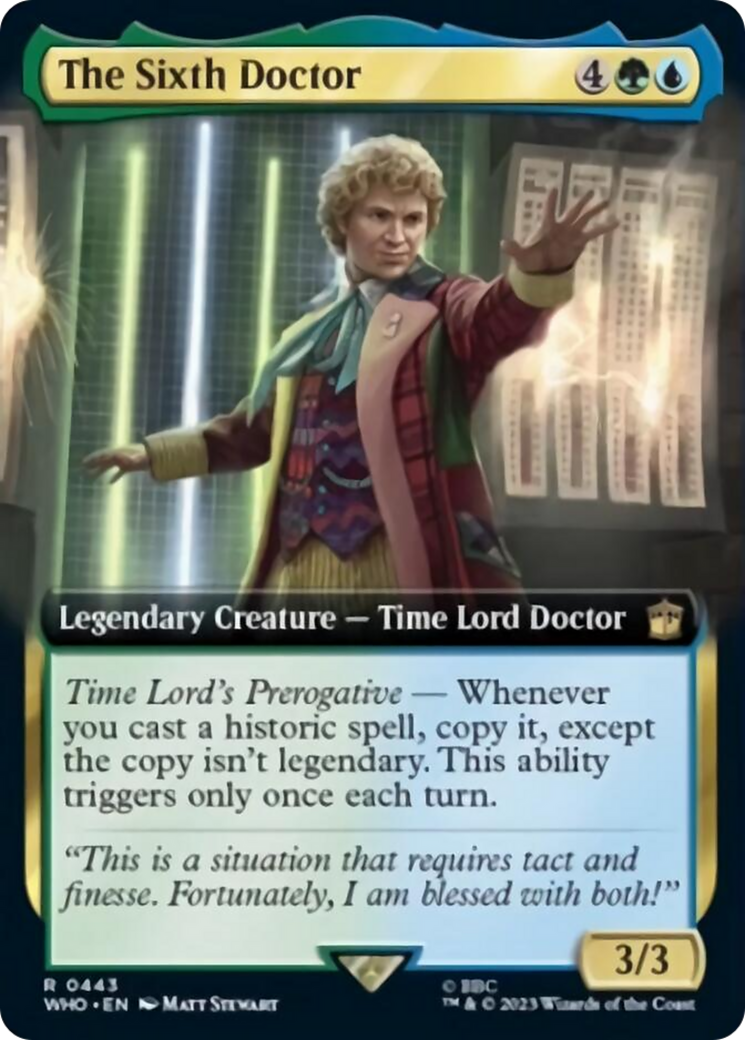 The Sixth Doctor (Extended Art) [Doctor Who] | Devastation Store