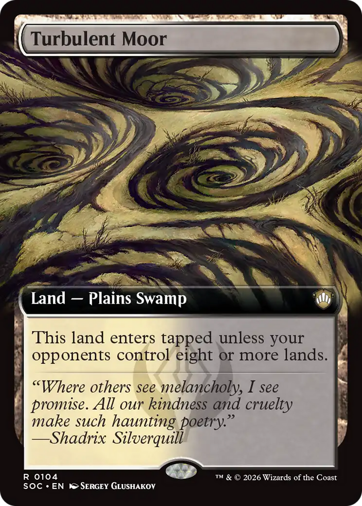 Turbulent Moor (Extended Art) [Secrets of Strixhaven Commander] | Devastation Store