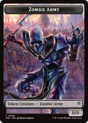 Rogue // Zombie Army Double-Sided Token [Reality Fracture Commander Tokens] | Devastation Store