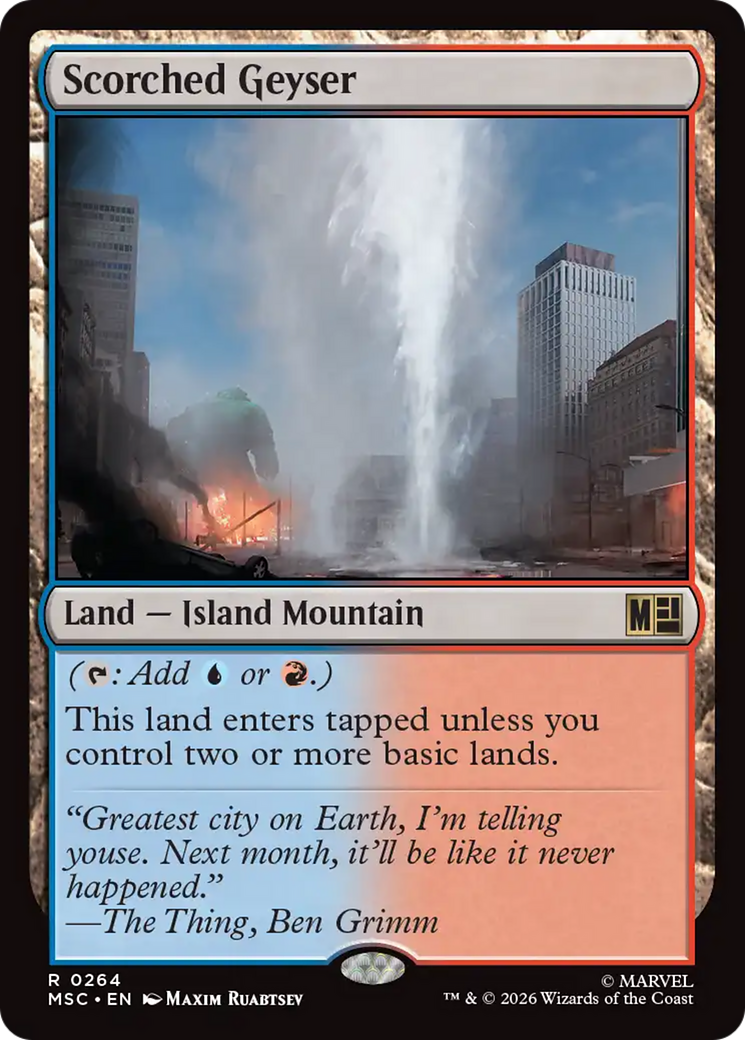 Scorched Geyser [Marvel Super Heroes Commander] | Devastation Store