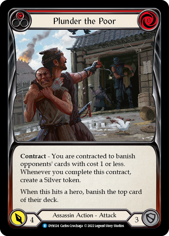 Plunder the Poor (Red) [DYN124] (Dynasty) | Devastation Store