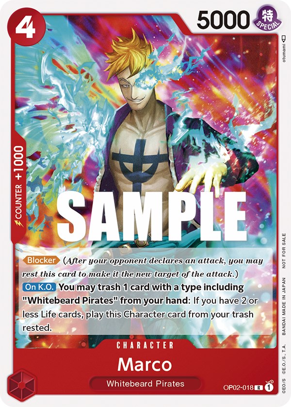 Marco (Promotion Pack 2023) [One Piece Promotion Cards] | Devastation Store