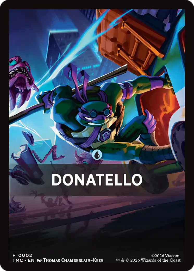 Donatello Theme Card [Teenage Mutant Ninja Turtles Commander Tokens] | Devastation Store