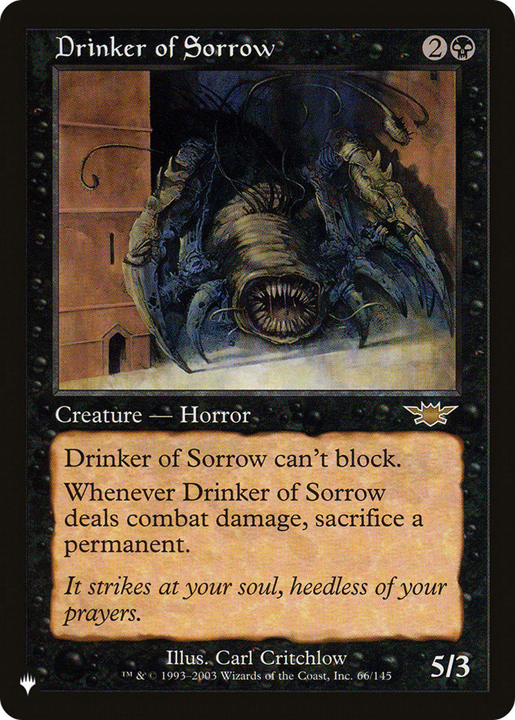 Drinker of Sorrow [The List] | Devastation Store