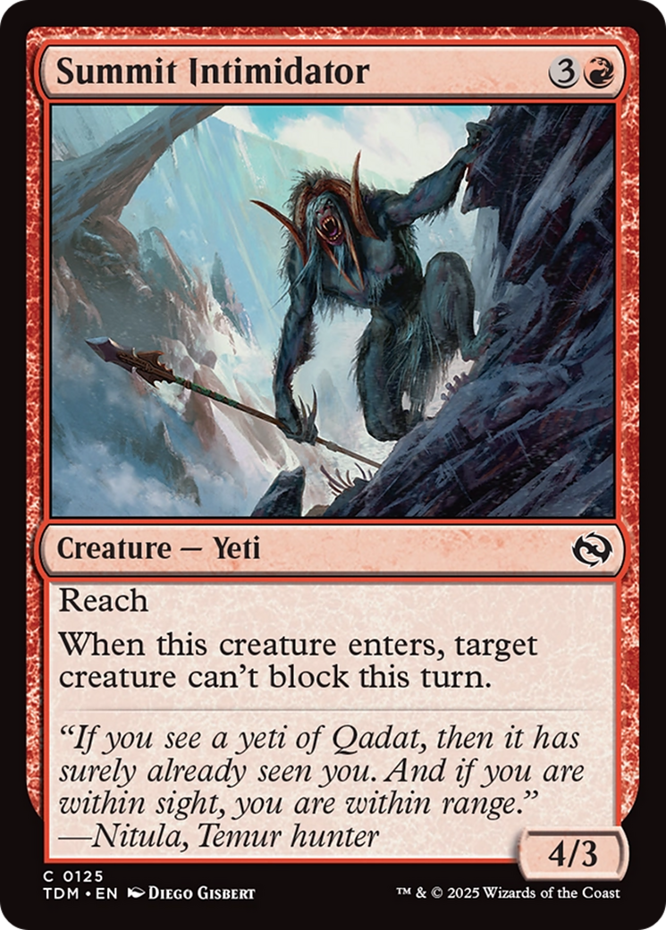 Summit Intimidator [Tarkir: Dragonstorm] | Devastation Store