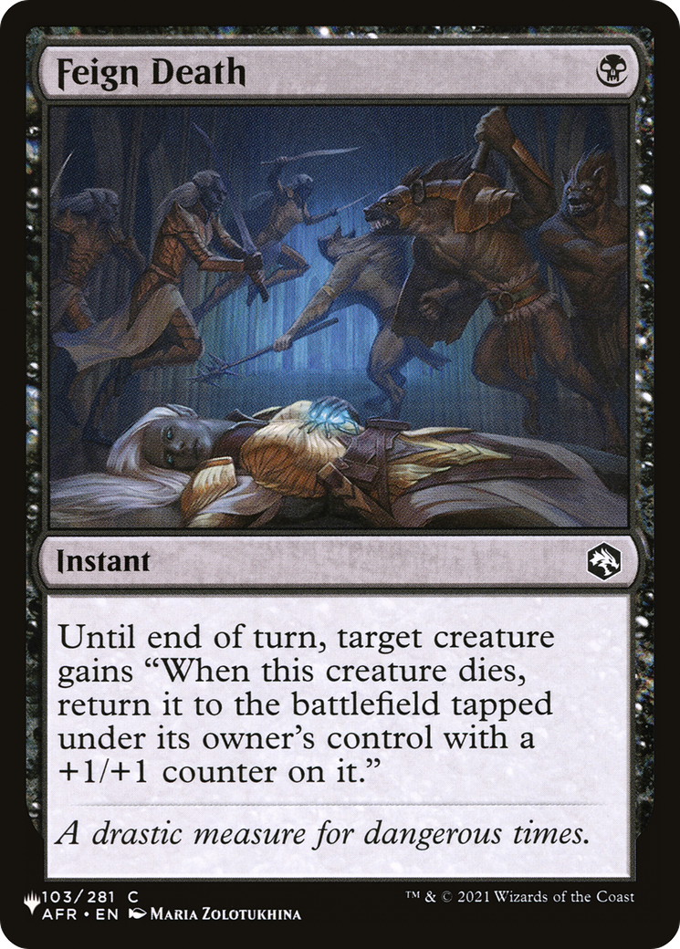 Feign Death [The List Reprints] | Devastation Store