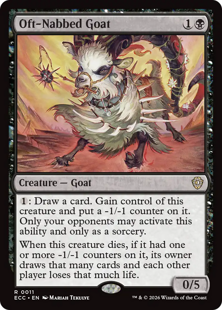 Oft-Nabbed Goat [Lorwyn Eclipsed Commander] | Devastation Store