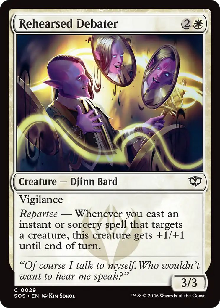 Rehearsed Debater [Secrets of Strixhaven] | Devastation Store