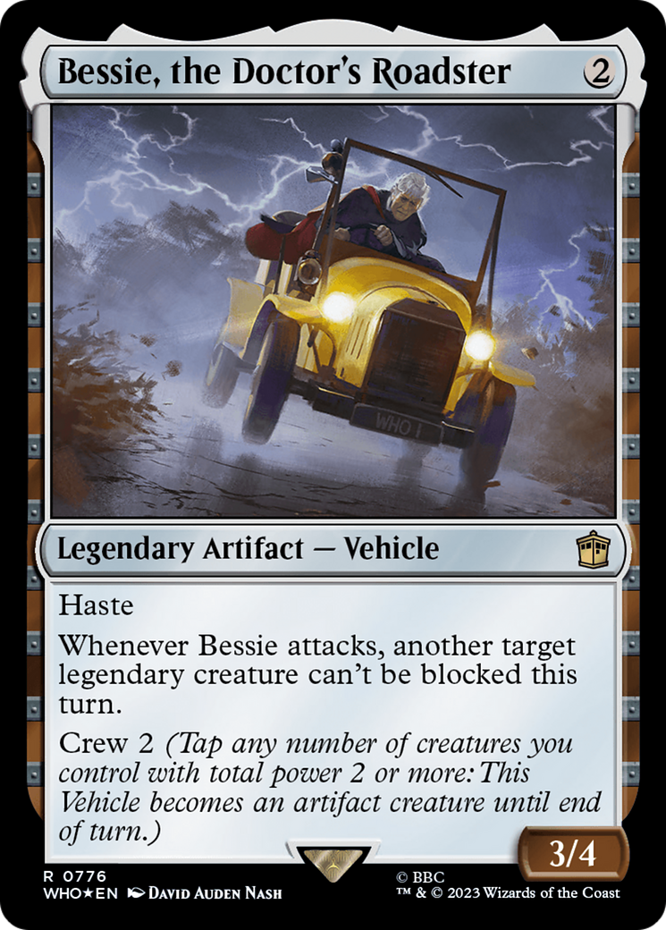 Bessie, the Doctor's Roadster (Surge Foil) [Doctor Who] | Devastation Store