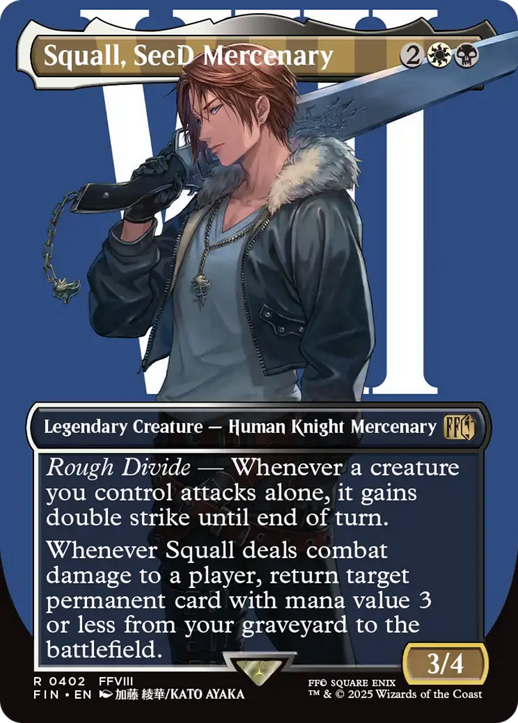 Squall, SeeD Mercenary (Borderless) [FINAL FANTASY] | Devastation Store