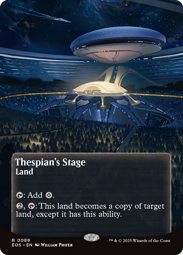 Thespian's Stage (0089) (Borderless) [Edge of Eternities: Stellar Sights] | Devastation Store