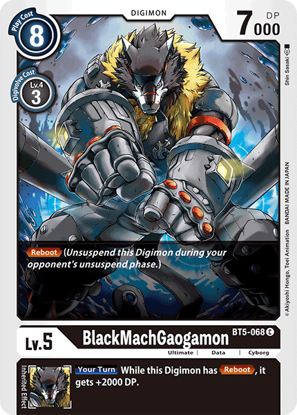 BlackMachGaogamon [BT5-068] [Battle of Omni] | Devastation Store