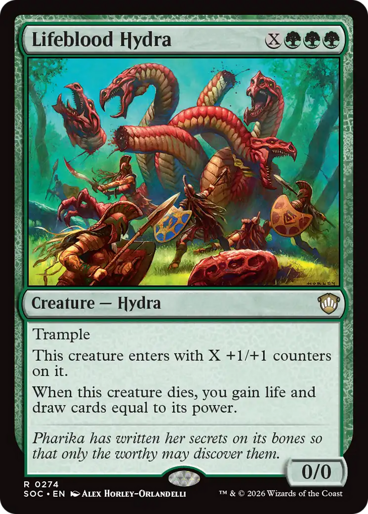Lifeblood Hydra [Secrets of Strixhaven Commander] | Devastation Store