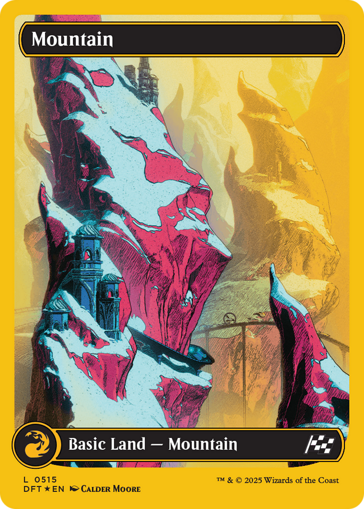Mountain (0515) (First-Place Foil) [Aetherdrift] | Devastation Store