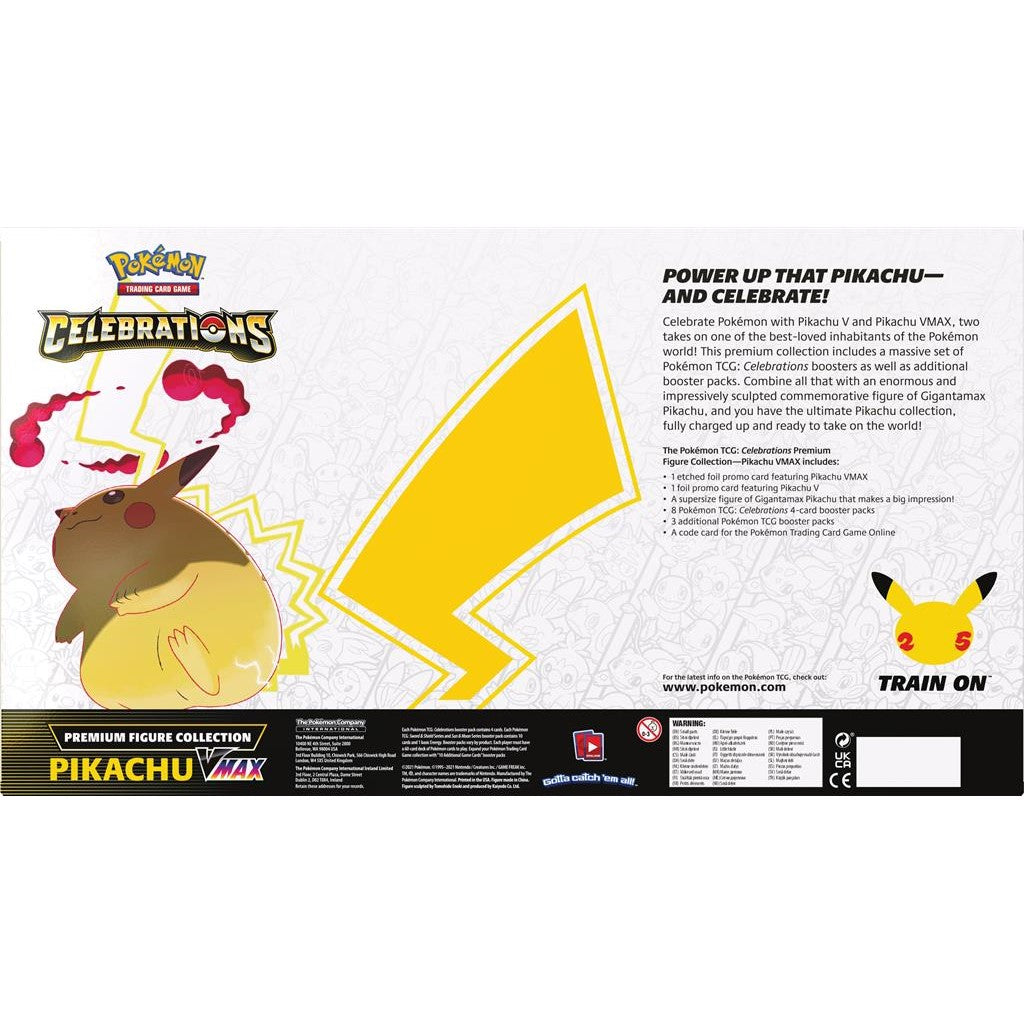 Celebrations: 25th Anniversary - Premium Figure Collection (Pikachu VMAX) | Devastation Store