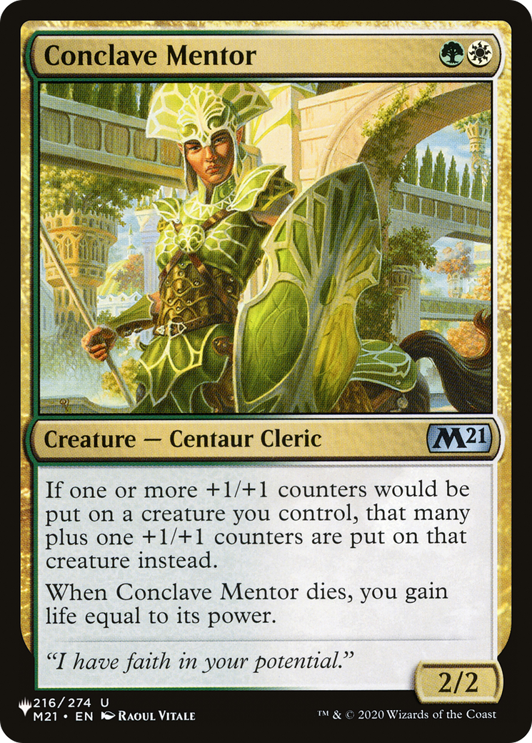 Conclave Mentor [The List Reprints] | Devastation Store