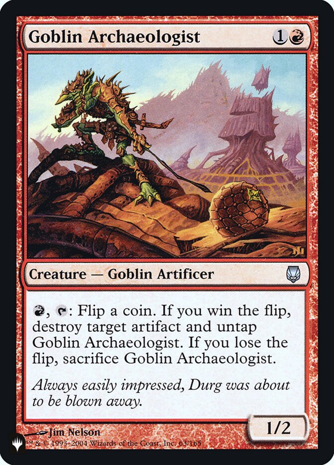 Goblin Archaeologist [Secret Lair: Heads I Win, Tails You Lose] | Devastation Store