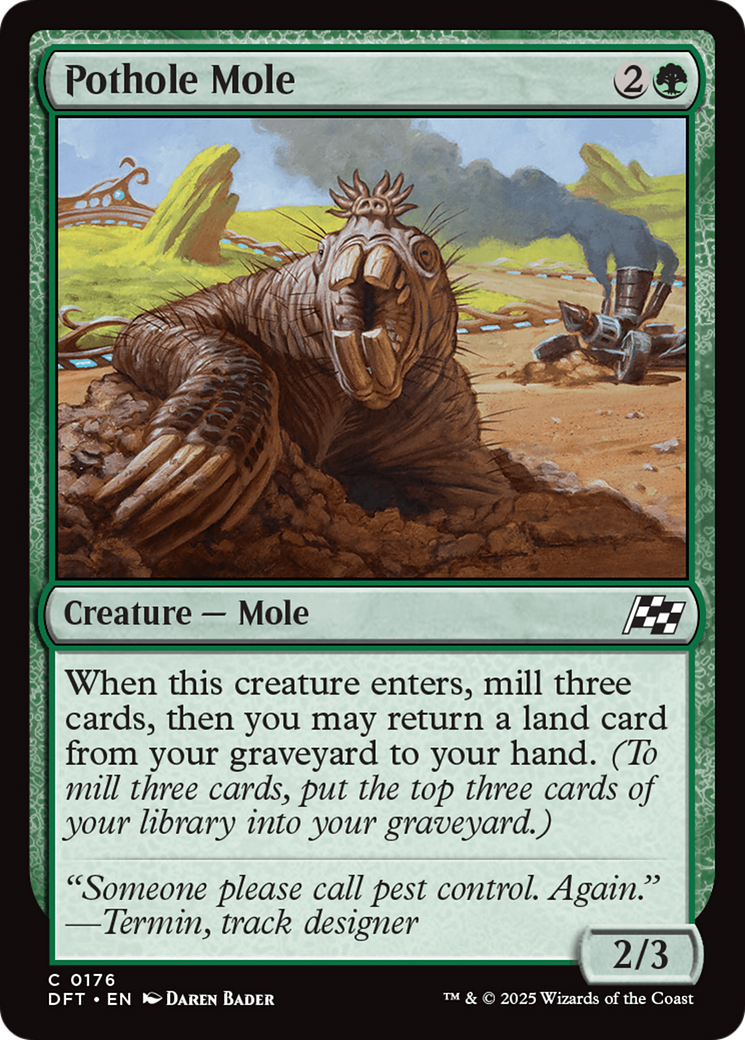 Pothole Mole [Aetherdrift] | Devastation Store