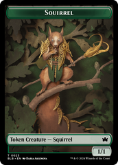 Squirrel // Food Double-Sided Token [Bloomburrow Tokens] | Devastation Store