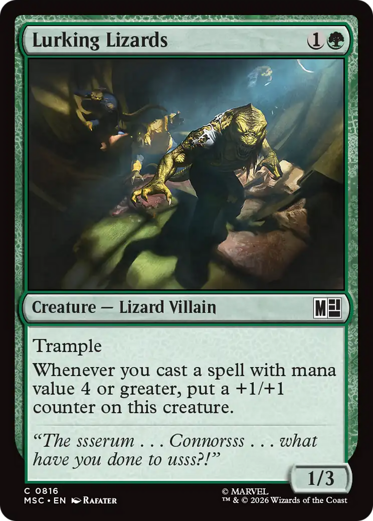 Lurking Lizards [Marvel Super Heroes Commander] | Devastation Store