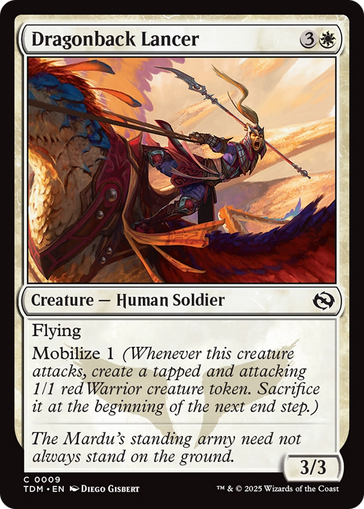 Dragonback Lancer [Tarkir: Dragonstorm] | Devastation Store