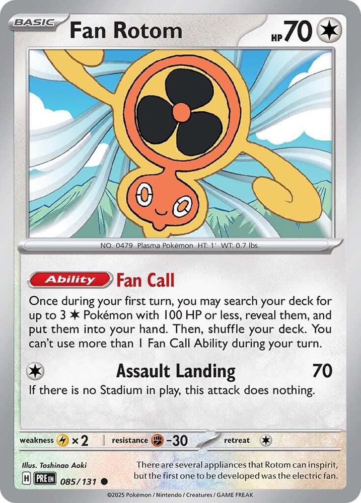 Fan Rotom (085/131) [Scarlet & Violet: Prismatic Evolutions] | Devastation Store