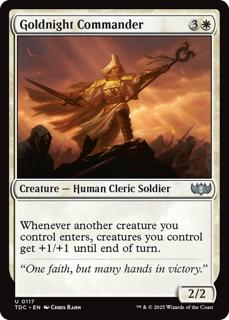 Goldnight Commander [Tarkir: Dragonstorm Commander] | Devastation Store