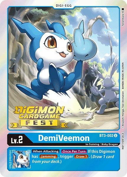 DemiVeemon [BT3-002] (Digimon Card Game Fest 2022) [Release Special Booster Promos] | Devastation Store