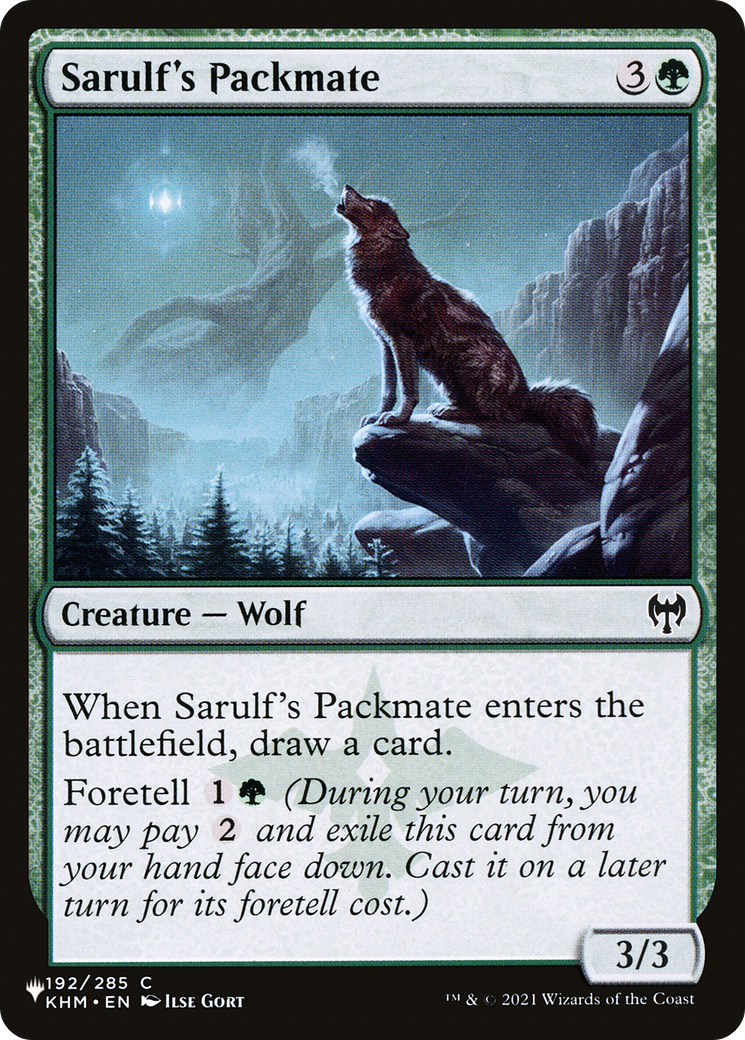 Sarulf's Packmate [The List Reprints] | Devastation Store